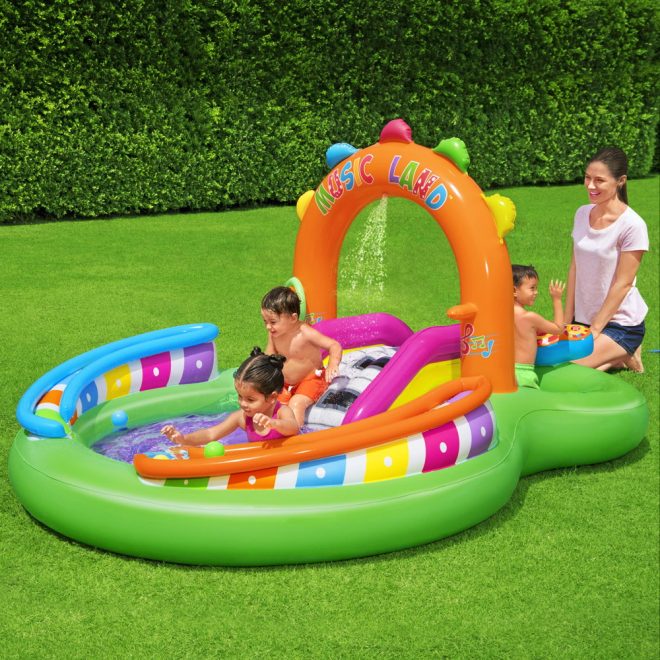 Kids Pool 295x190x137cm Inflatable Above Ground Swimming Play Pools 349L