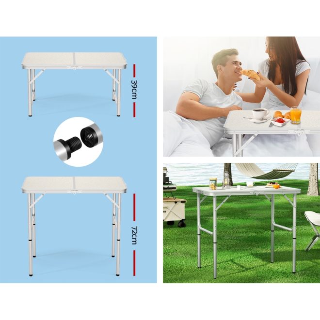 Portable Folding Camping Table – 90 cm