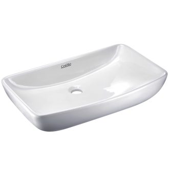 Bathroom Basin Ceramic Vanity Sink Hand Wash Bowl 60x38cm