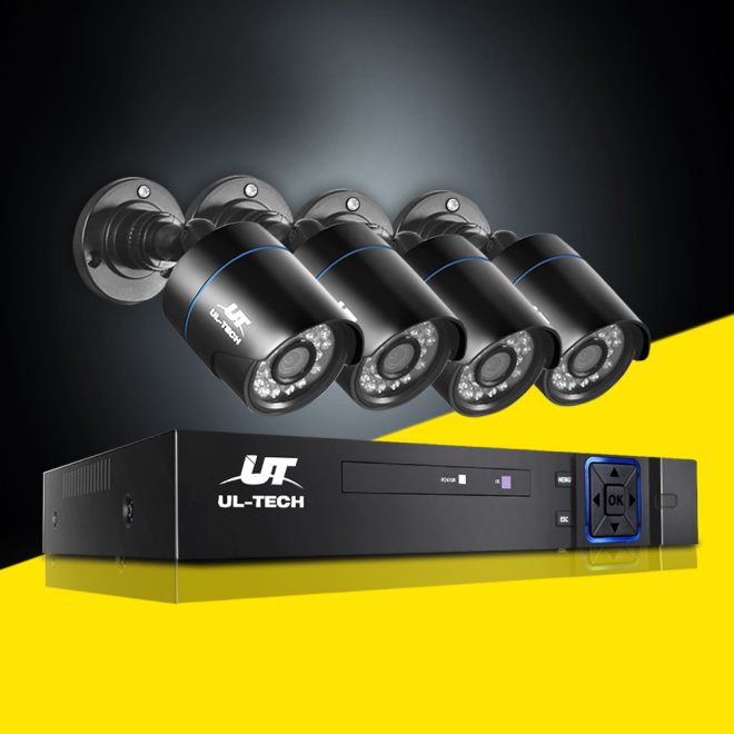 CCTV Security System 4CH DVR 1080P Camera Sets