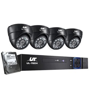 CCTV Security System 4CH DVR 1080P 4 Camera Sets