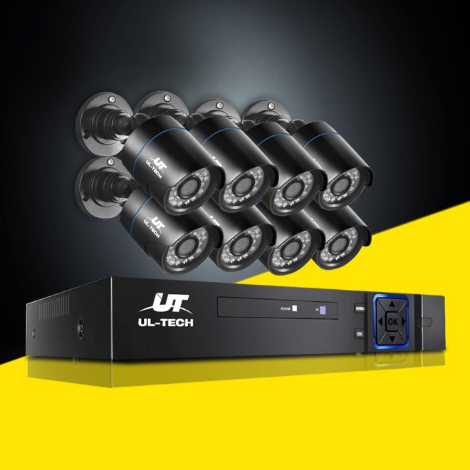 CCTV Security System 8CH DVR 1080P Camera Sets