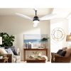 Devanti 48” Ceiling Fan DC Motor w/Light w/Remote – White