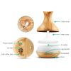 400ml 4 in 1 Aroma Diffuser with remote control – Light Wood