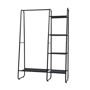 Closet Storage Rack Clothes Hanger Shelf Garment Rail Stand Wardrobe Organiser