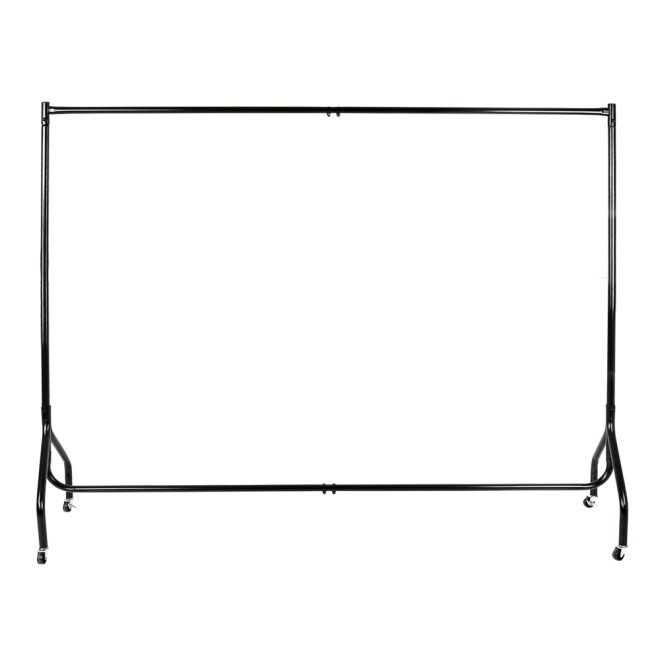 6FT Clothes Racks Metal Garment Display Rolling Rail Hanger Airer Stand Portable – 1