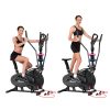 Elliptical Cross Trainer Exercise Bike Bicycle Home Gym Fitness Machine Running Walking – 6 in 1