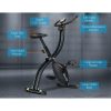 Folding Exercise Bike Magnetic X-Bike Bicycle Indoor Cycling Cardio