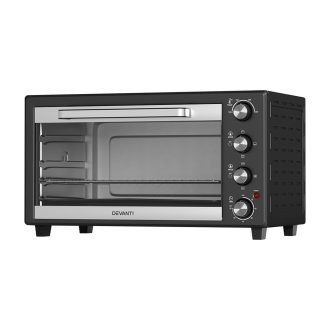 Electric Convection Oven Bake Benchtop Rotisserie Grill