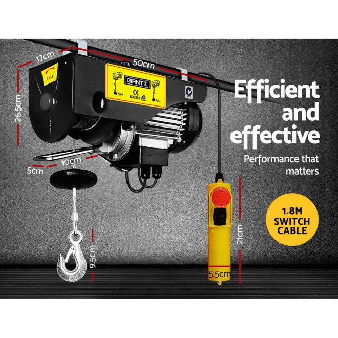 Electric Hoist winch – 1400 W