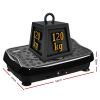 Vibration Machine Machines Platform Plate Vibrator Exercise Fit Gym Home – Black