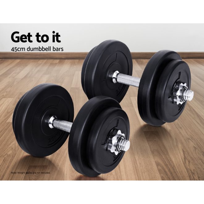 45cm Dumbbell Bar Gym Home Exercise 150kg Capacity