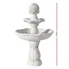 3 Tier Solar Powered Water Fountain – Ivory