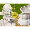 3 Tier Solar Powered Water Fountain – Ivory