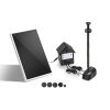 Solar Pond Pump with Battery Kit LED Lights 4FT