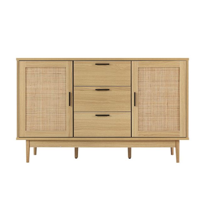 Rattan Buffet Sideboard – BRIONY Oak