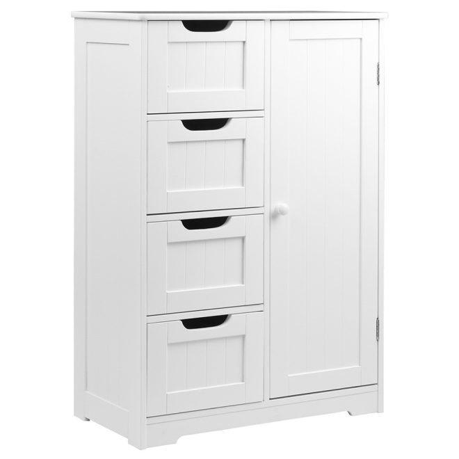 Bathroom Cabinet Storage Drawers White