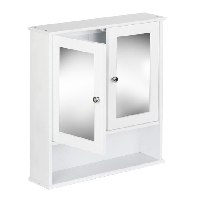 Bathroom Mirror Cabinet Storage Cupboard