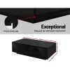 Modern Coffee Table 4 Storage Drawers High Gloss Living Room Furniture – Black