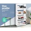 Shoe Cabinet Mirror Shoes Storage Rack Organiser 60 Pairs Cupboard Shelf