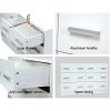 6 Chest of Drawers Cabinet Dresser Table Tallboy Lowboy Storage Wood – White