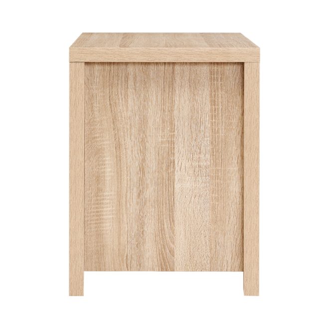 Bedside Table 2 Drawers – MAXI Pine