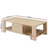 Coffee Table 1 Drawer Oak Maxi