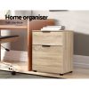 Filing Cabinet 2 Drawer Office Storage Organiser