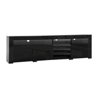 Amity TV Cabinet Entertainment Unit Stand RGB LED Gloss 3 Doors 180cm