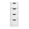 4 Chest of Drawers – LEESA White