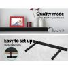 3 Piece Floating Wall Shelves – Black