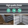 Garden Bed 2PCS Galvanised Steel Raised Planter – 150x90x30 cm