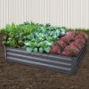 Garden Bed 2PCS Galvanised Steel Raised Planter – 150x90x30 cm