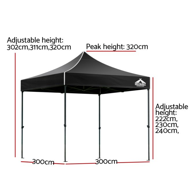 Gazebo Pop Up Marquee Outdoor Tent Folding Wedding Gazebos