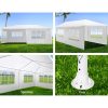 Gazebo 3×6 Outdoor Marquee Side Wall Party Wedding Tent Camping – White