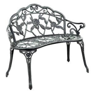 Victorian Garden Bench – Green