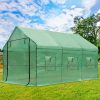 Greenhouse 3.5x2x2M Walk in Green House Tunnel Plant Garden Shed