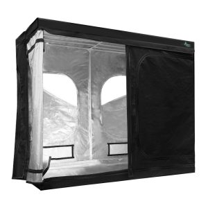 Green Fingers Weather Proof Lightweight Grow Tent – 240x120x200 cm, Black