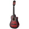 34″ Inch Guitar Classical Acoustic Cutaway Wooden Ideal Kids Gift Children 1/2 Size – 34″ Red