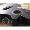 38 Inch Wooden Acoustic Guitar – 34″ Black