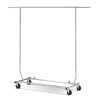 Clothes Coat Rack Stand Portable Garment Hanging Rail Airer Adjustable – Single