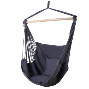 Hammock Swing Chair – Grey, Without Stand