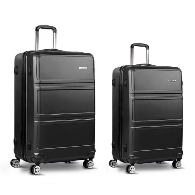 Luggage Trolley Travel Suitcase Set TSA Lock Hard Case