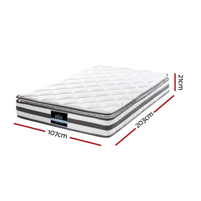 Barwell Bedding Normay Bonnell Spring Mattress 21cm Thick – KING SINGLE