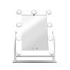 Embellir Makeup Mirror 30x38cm Hollywood Vanity with LED Light Rotation Tabletop