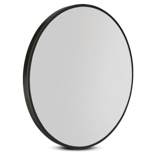 Round Wall Mirror Makeup Bathroom Mirror Frameless – 50 cm