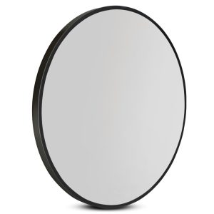 Round Wall Mirror Makeup Bathroom Mirror Frameless – 80 cm