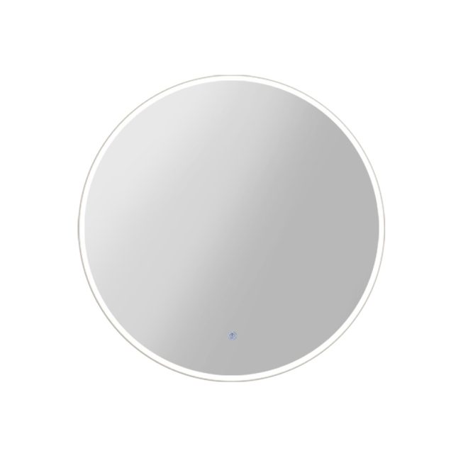 LED Wall Mirror With Light Bathroom Decor Round Mirrors Vintage – 90 cm