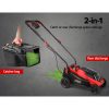 Garden Lawn Mower Cordless Lawnmower Electric Lithium Battery 40V – Cutting width 340mm