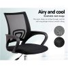 Office Chair Gaming Chair Computer Mesh Chairs Executive Mid Back – Black